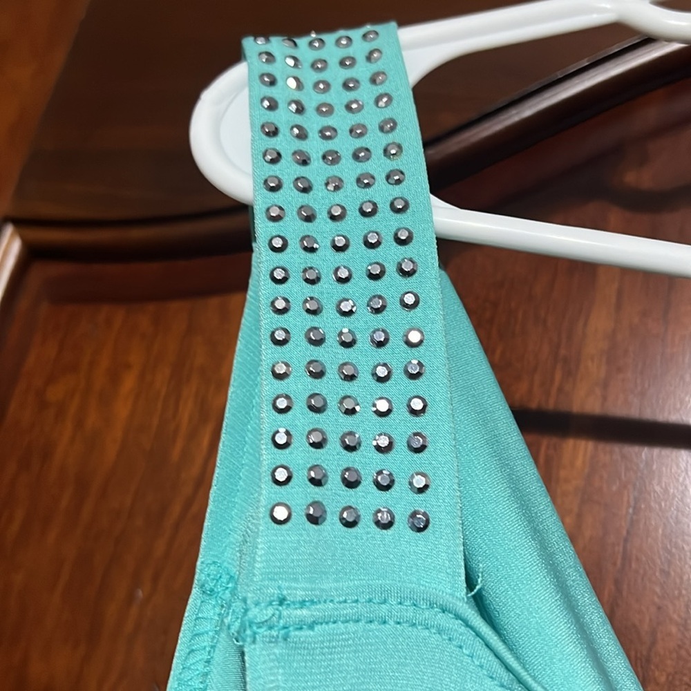 METAPHOR teal cowl neck top Size L - Picture 4 of 6